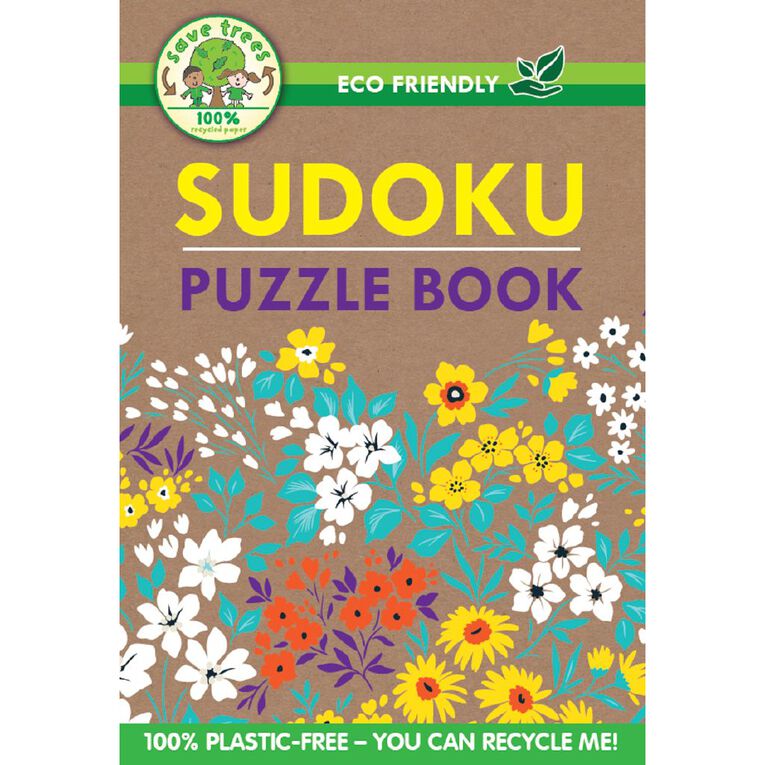 Eco Friendly Sudoku Puzzle Book #1, , hi-res
