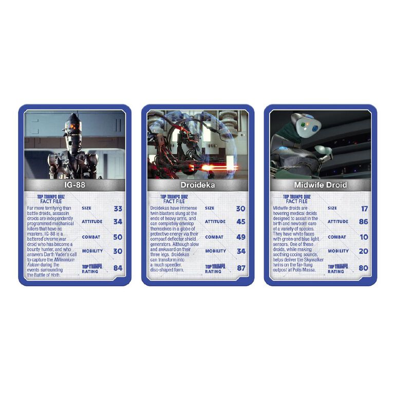 Star Wars Top Trumps Droids Game, , hi-res