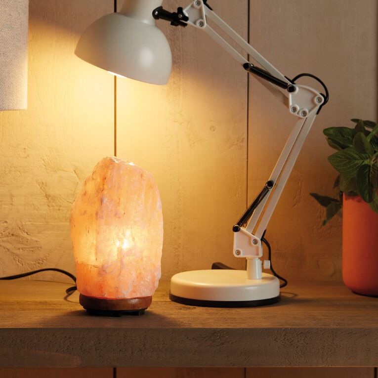 Living Co Himalayan Pink Salt Table Lamp The Warehouse Co Himalayan Pink Salt Table Lamp, Table Lamp Health Benefits