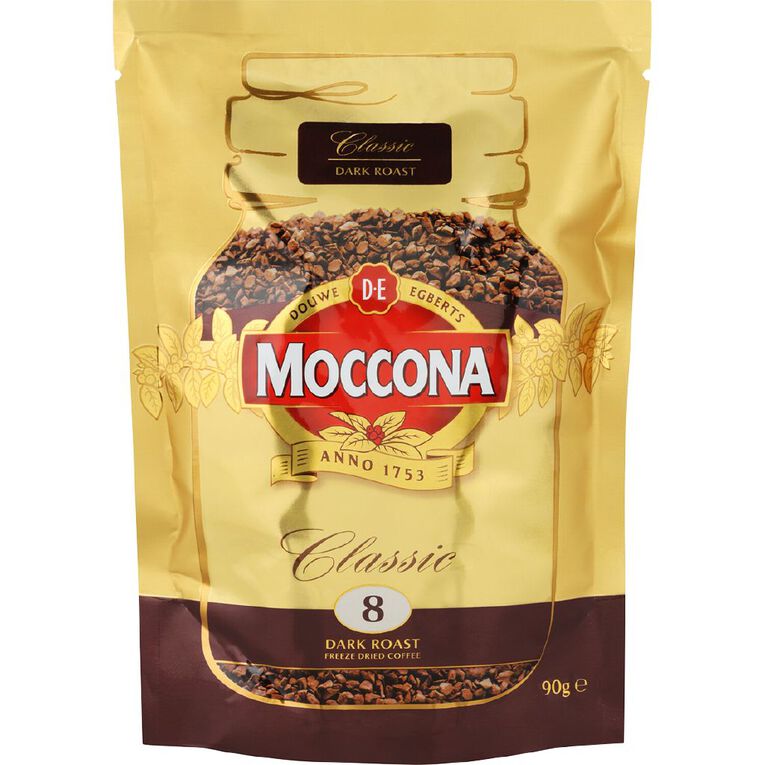 Moccona Premium Freeze Dried Classic Dark Roast Refill 90g, , hi-res