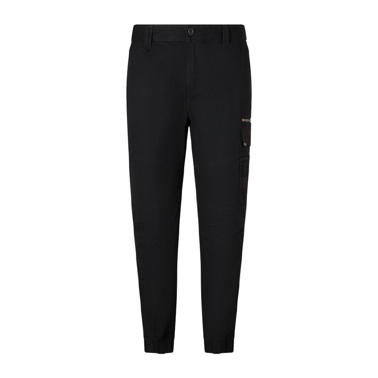 Rivet Men's Cuffed Jogger, Black, hi-res