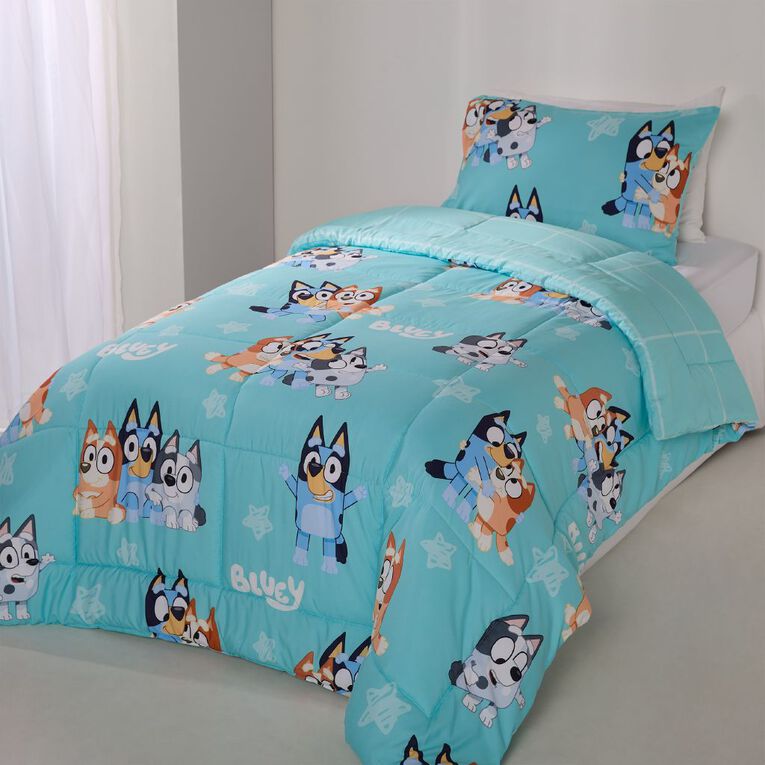 Bluey Reversable Comforter Set King Single, , hi-res