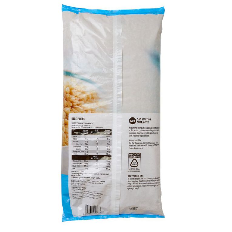 Market Kitchen Rice Puffs 650g, , hi-res