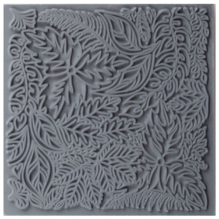 Cernit Texture Plate 9cm Leaves, , hi-res