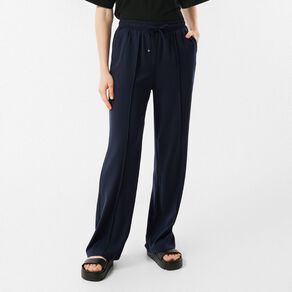 H&H Women's Pintuck Straight Work Pants