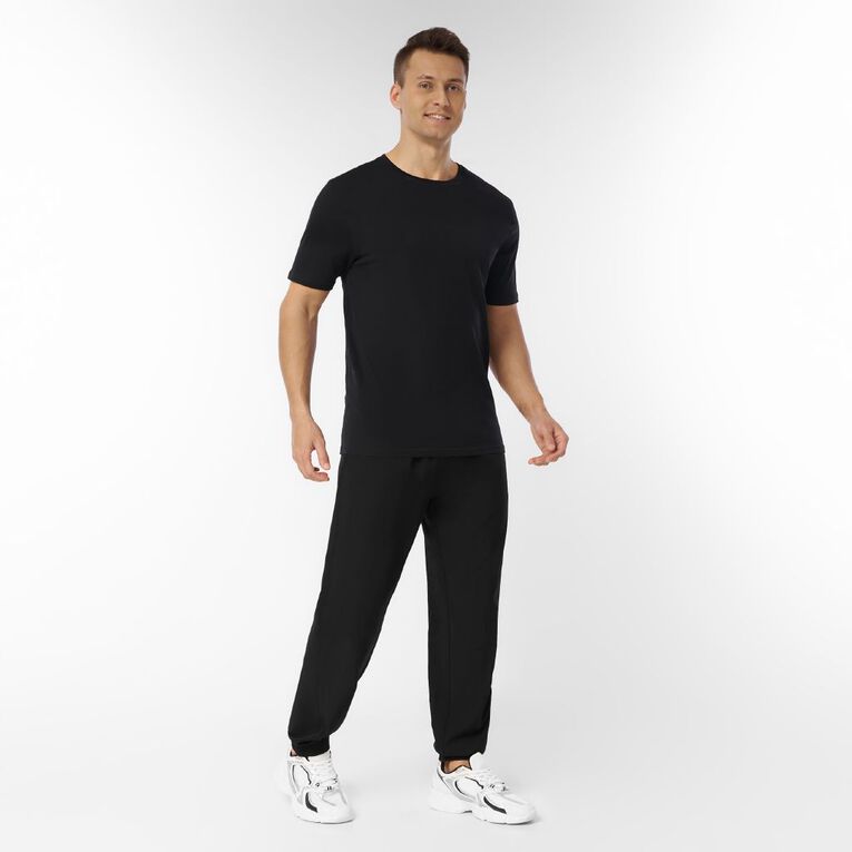 Active Intent Men's Stretch Tech Shell Pants, Black, hi-res