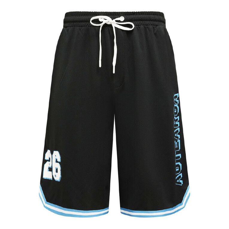 Active Intent Men's Supporter Basketball Shorts, Black, hi-res