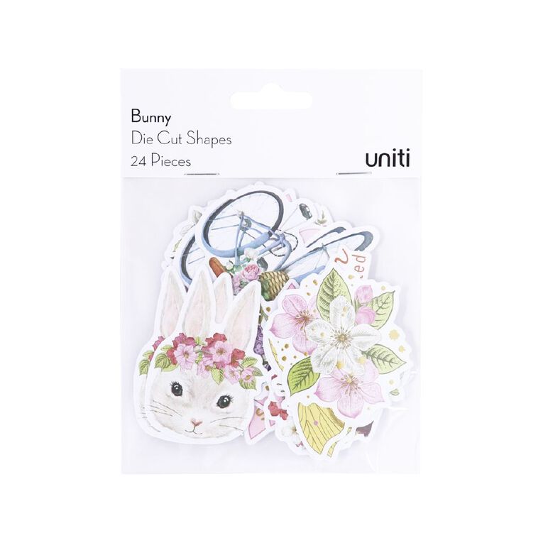 Uniti Bunny Cardstock Die Cut Shapes, , hi-res