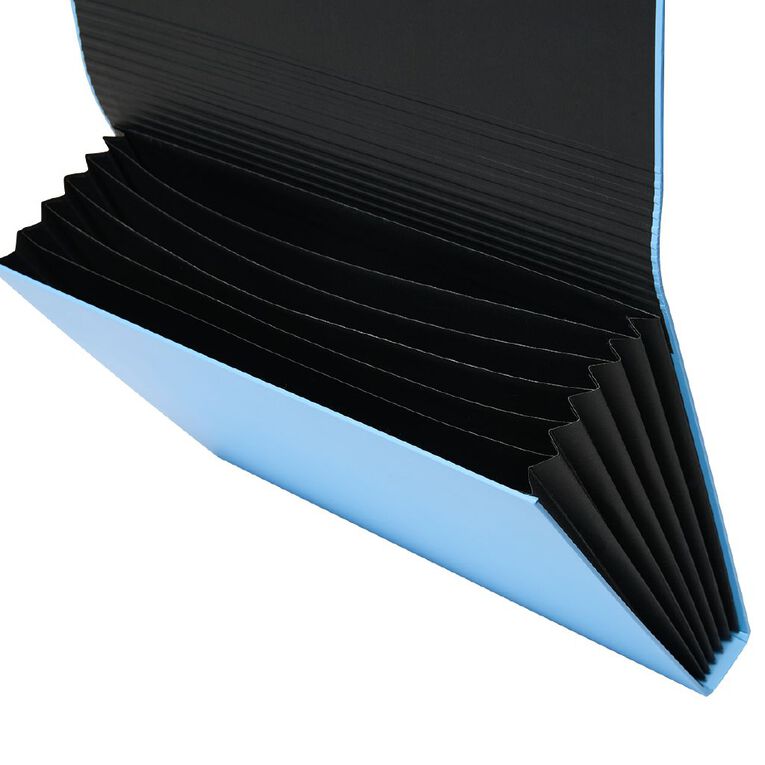 WS Expanding File 6 Pockets Blue A4, , hi-res