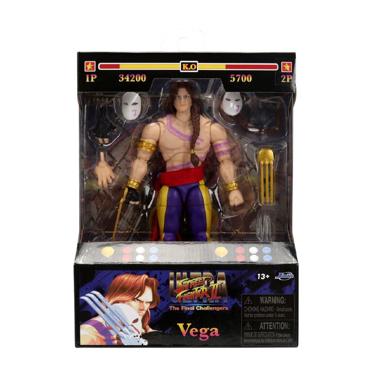 Street Fighter Street Fighter II Vega 6 inch Figure, , hi-res