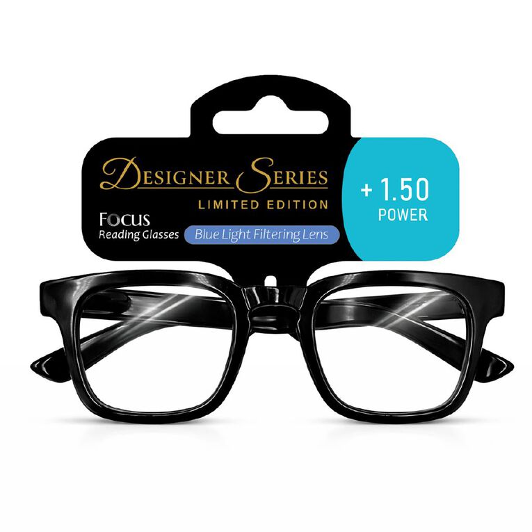 Focus Reading Glasses Parker +1.50 Black, , hi-res