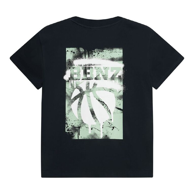 Basketball NZ Graphic Tee, Black, hi-res