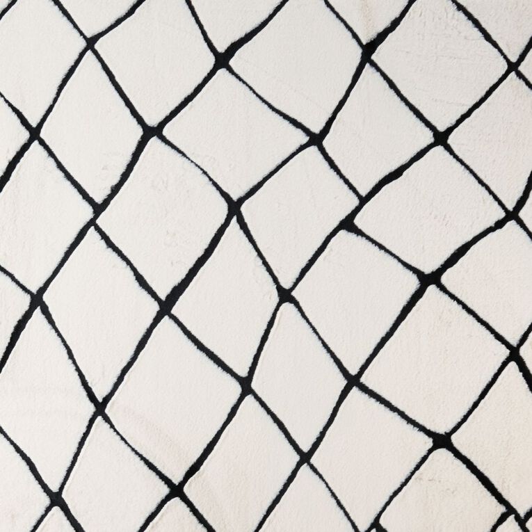 Living & Co Trellis Rug Natural 160cm x 230cm, , hi-res