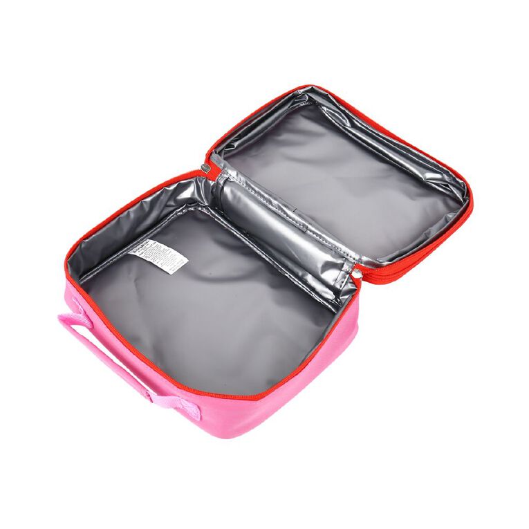 Living & Co Expandable Insulated Lunch Bag Pop Pink, , hi-res