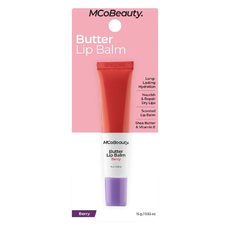 MCoBeauty Butter Lip Balm Berry, , hi-res