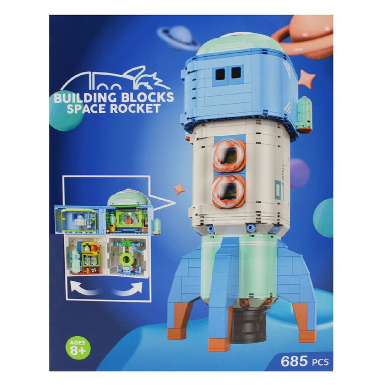 Building Block Space Rocket, , hi-res