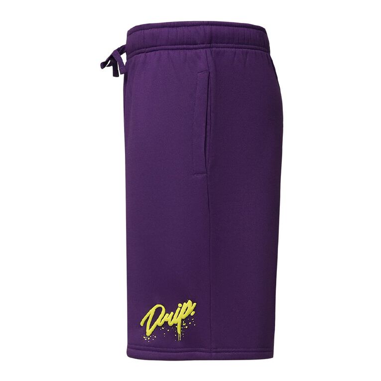 Garage Men's Fresh Graphic Shorts, Purple Dark, hi-res