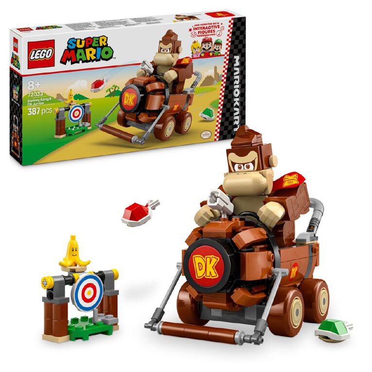 LEGO Super Mario Mario Kart Donkey Kong & DK Jumbo 72033, , hi-res