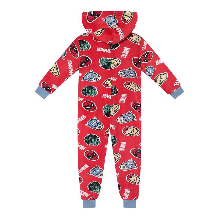 Avengers Boys' Mink Onesie, Red Mid, hi-res