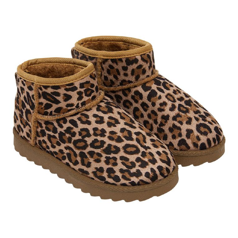 Young Original Senior Kids' Kirby Slipper Boots, Tan, hi-res