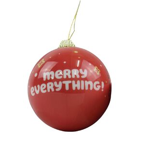 Bluey Christmas Bauble Red