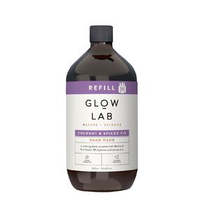 Glow Lab Refill Coconut and Spiced Fig Handwash 900ml