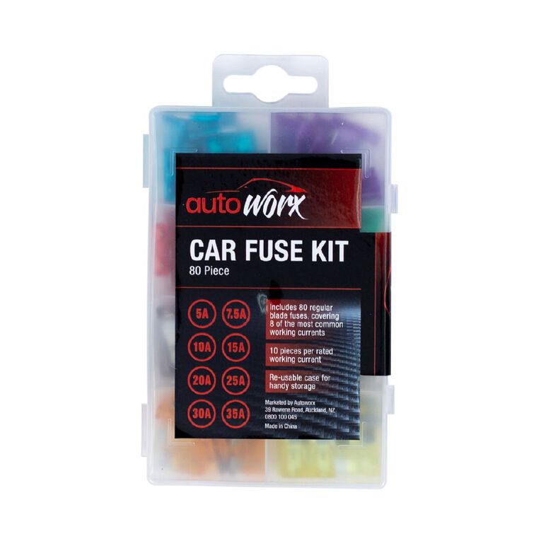 Autoworx Car Fuse 80 Piece, , hi-res