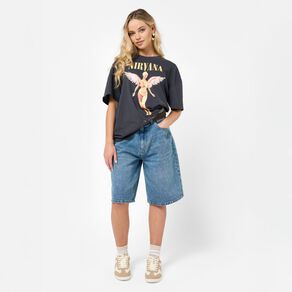 H&H Women's 90s Baggy Denim Shorts