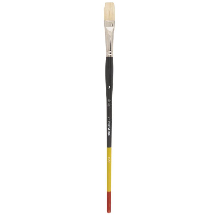 Princeton Snap Brush Long Handle Bristle Flat 8, , hi-res