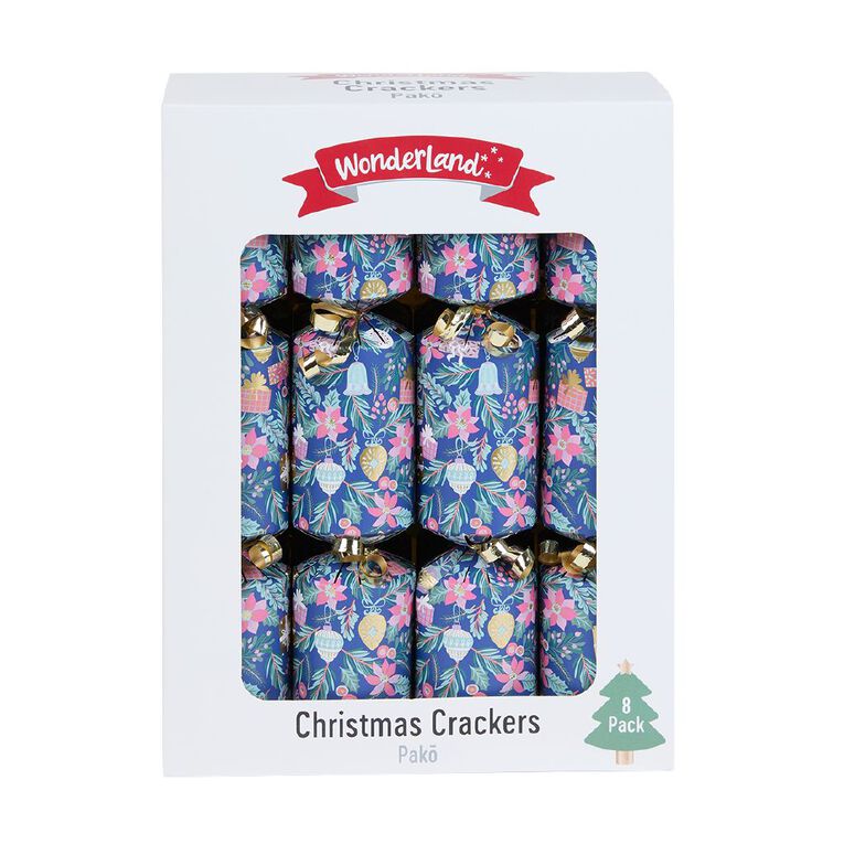 Wonderland Christmas Crackers Assorted 8 Pack, , hi-res