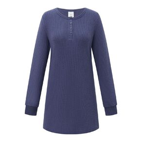 H&H Women's Soft Touch Waffle Nightie