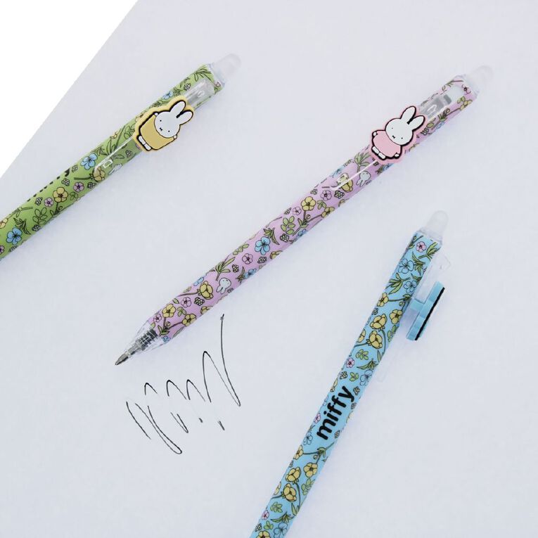 Miffy Buttercup Miffy Buttercup Erasable Gel Pens, , hi-res