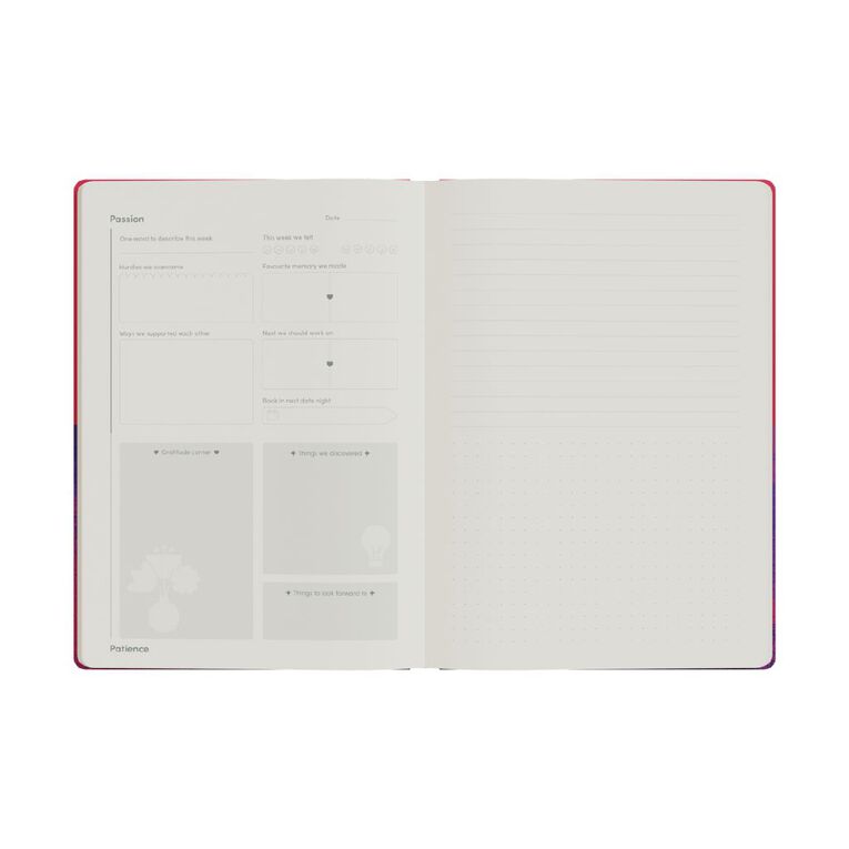 Relationship Journal Passion & Patience A5, , hi-res