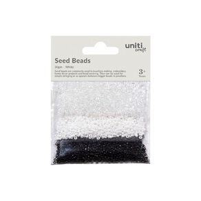 Uniti Seed Beads 30gm White