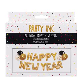 Party Inc Happy New Year Balloons 18 Pack