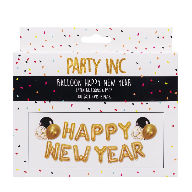 Party Inc Happy New Year Balloons 18 Pack, , hi-res