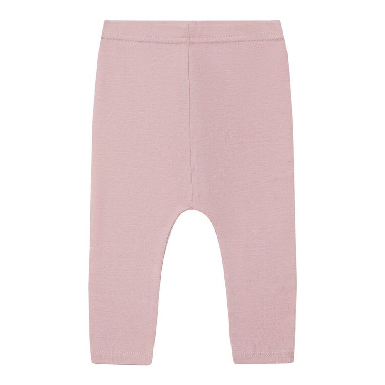 Young Original Babys' Plain Leggings, Pink Light, hi-res