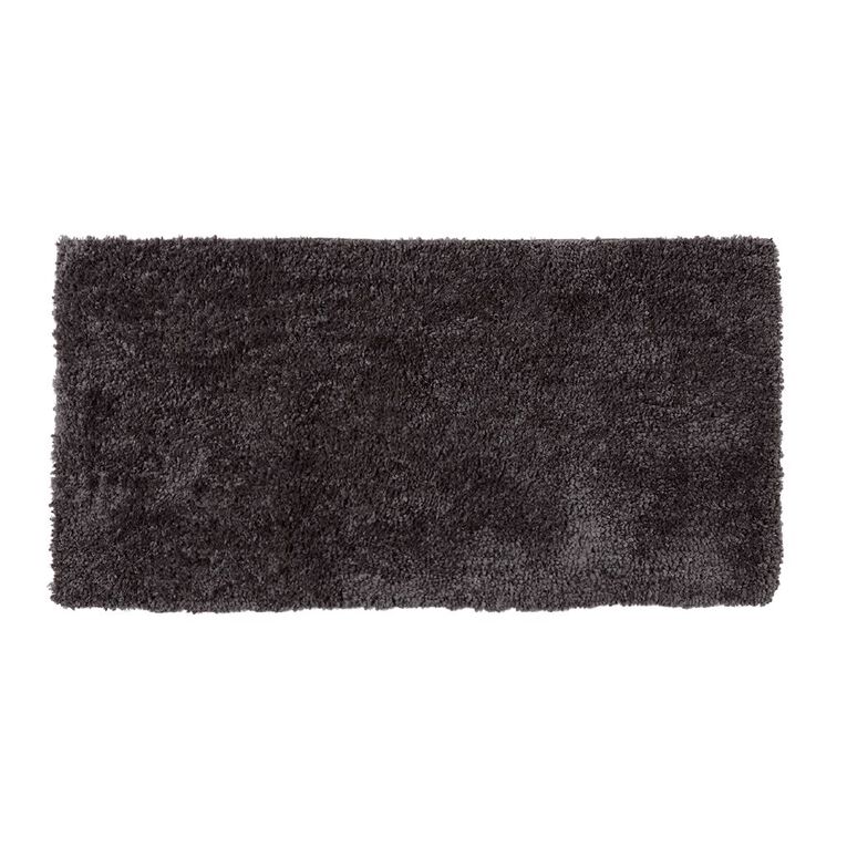 Living & Co Chicago Small Rug Charcoal 70 x 140cm, , hi-res