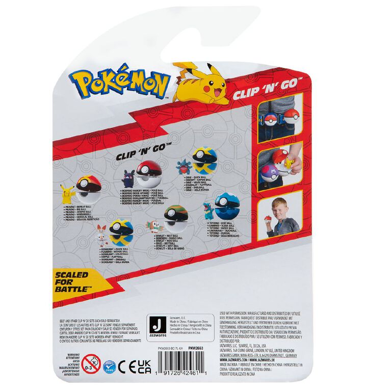 Pokemon Clip n Go Ball Assorted, , hi-res