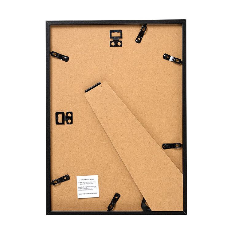 Living & Co Contemporary Poster Frame Black A4, , hi-res