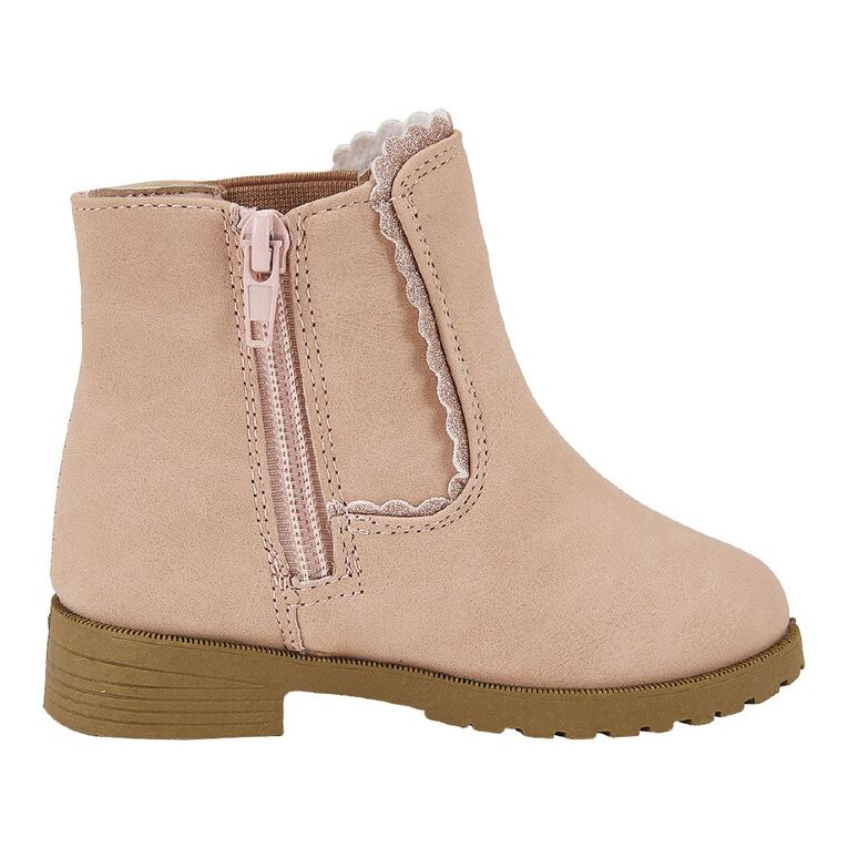 Young Original Girls' Button Boots Pink Light The Warehouse