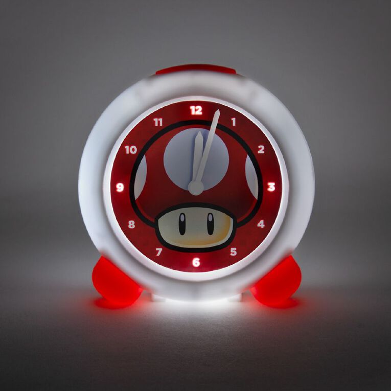 Paladone Super Mario Mushroom Light Up Alarm Clock, , hi-res