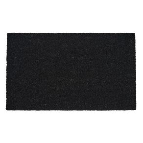 Living & Co Doormat Coir Plain Black 45cm x 75cm