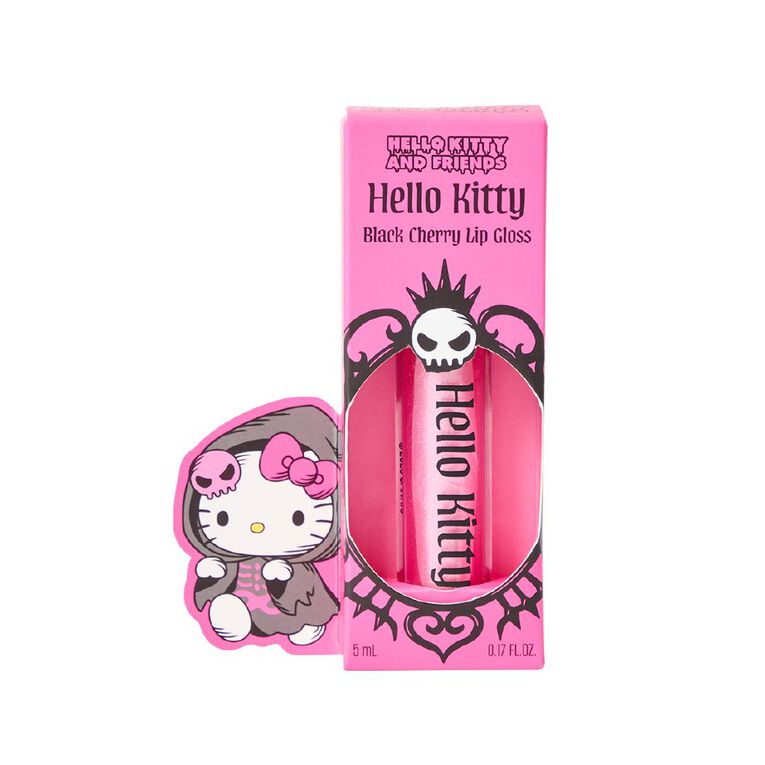Kuromi Halloween Black Cherry Lip Gloss, , hi-res