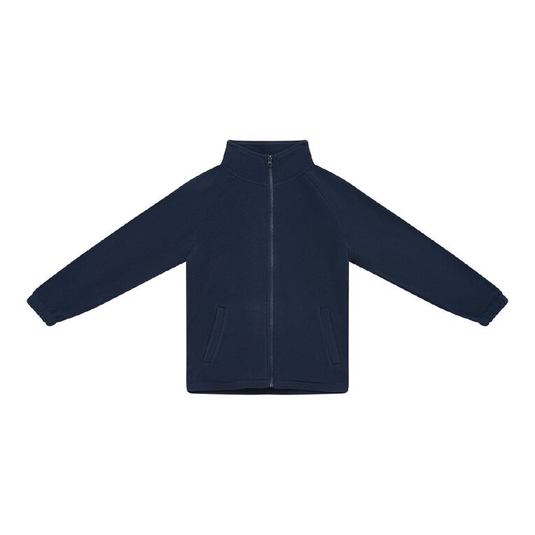 Young Original Microfibre Zip-Thru Hoodie, Blue Dark, hi-res