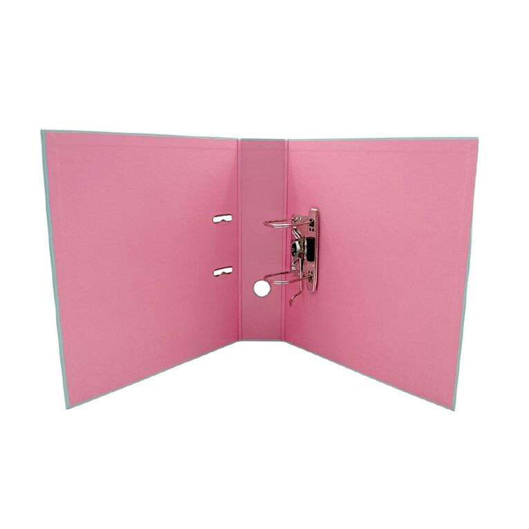 Uniti Clubhouse Lever Arch Cherry Green Light A4, , hi-res