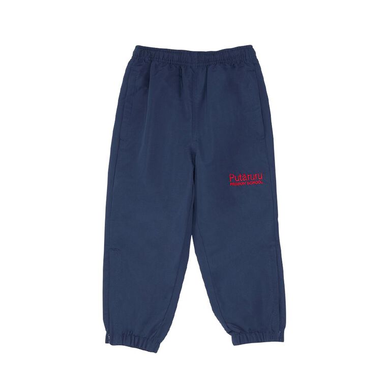 Schooltex Putaruru Trackpants With Embroidery, Navy, hi-res
