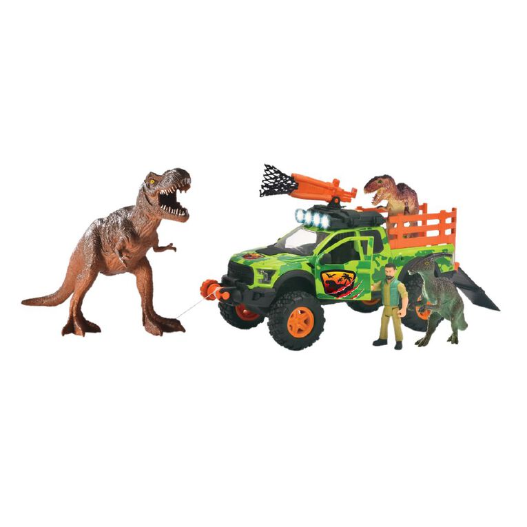Dickie Dino Hunter Freewheel Ford Raptor Light & Sound, , hi-res