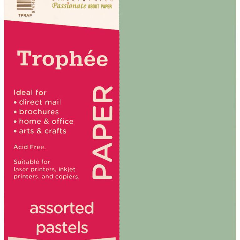 Trophee Paper 80gsm Pastels A4 500 Pack, , hi-res