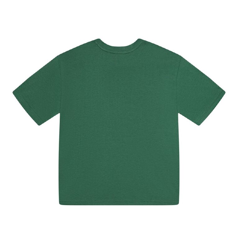 Young Original Short Sleeve Relaxed Print Tee, Green Dark, hi-res